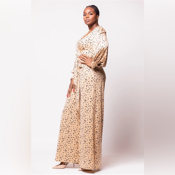 TJL COLLECTION Animal Printed Jumpsut - Picture 3 of 6